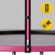 Батут із зовнішньою сіткою 4FIZJO Classic 8FT 252 см Black/Pink (P-5907739314536)