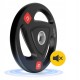 Диск олімпійський 4FIZJO 2 x 10 кг 51 мм металевий, прогумований Black (P-5905973401289)