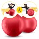 М'яч для фітнесу (арахіс) 4FIZJO Air Ball Peanut 45 x 90 см Anti-Burst Red (P-5907739318558)