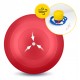 М'яч для фітнесу (арахіс) 4FIZJO Air Ball Peanut 45 x 90 см Anti-Burst Red (P-5907739318558)
