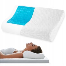 Подушка ортопедична 4FIZJO Ergo+ Small 30 x 50 см охолоджуюча для сну White (P-5907739319418)