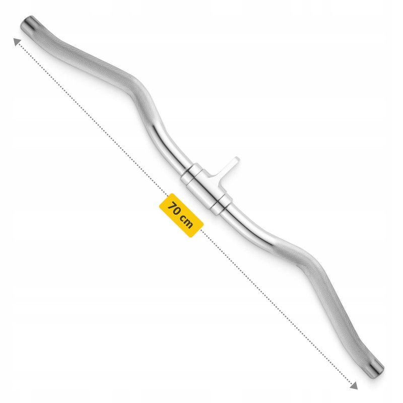 Ручка для тяги 4FIZJO W-подібна 70 см (P-5905973401968)