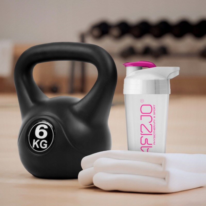 Шейкер спортивний 4FIZJO Ultra 700 мл White/Pink (P-5905973407069)