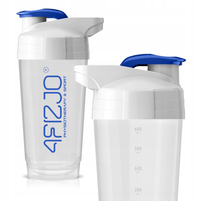 Шейкер спортивний 4FIZJO Ultra 700 мл White/Blue (P-5905973407076)