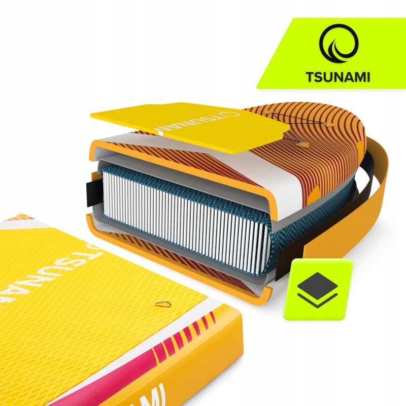 Надувна SUP дошка TSUNAMI PRO 350 см з веслом T11 (P-5905973405584)