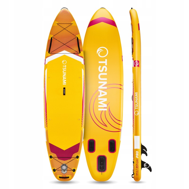 Надувна SUP дошка TSUNAMI PRO 350 см з веслом T11 (P-5905973405584)