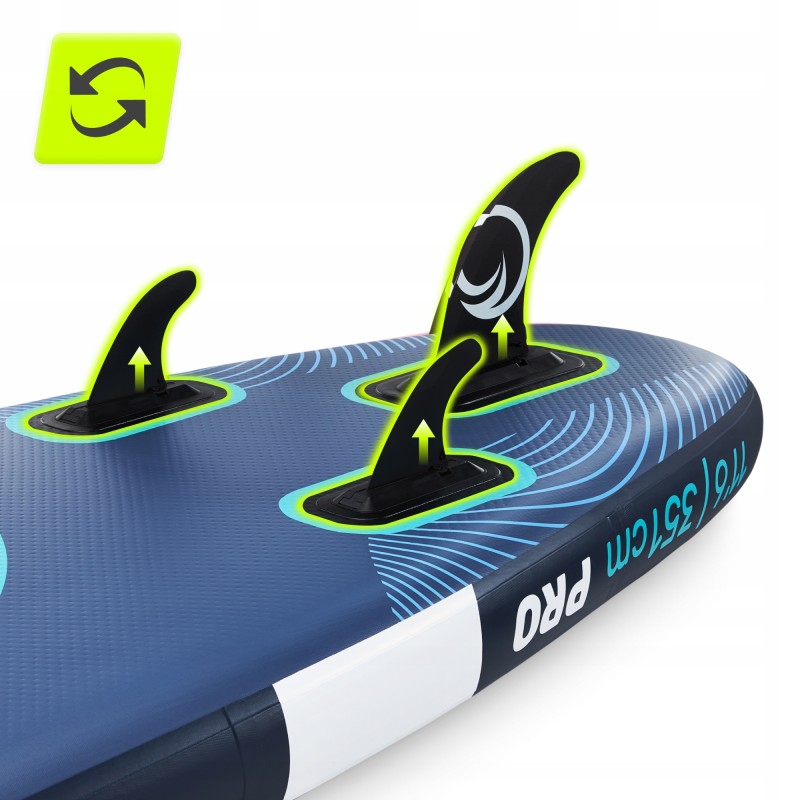 Надувна SUP дошка TSUNAMI PRO 350 см з веслом T12 (P-5905973405607)