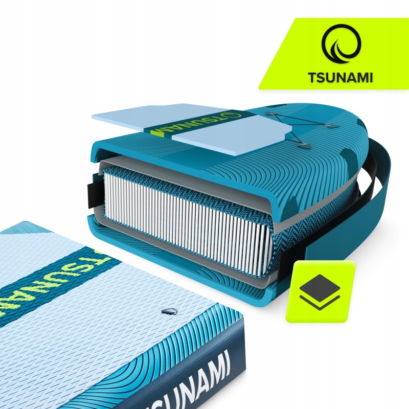 Надувна SUP дошка TSUNAMI PRO 350 см з веслом T15 (P-5905973405638)