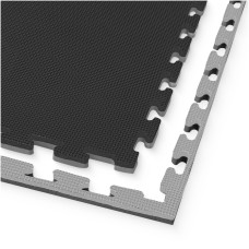 Мат-пазл (ласточкин хвіст) 4FIZJO Mat Puzzle EVA 100 x 100 x 2 cм Black/Grey (P-5907739316226)