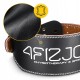 Пояс для важкої атлетики 4FIZJO шкіряний Size M Black (P-5905973404303)
