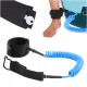 Ліш страхувальний для дошки TSUNAMI SUP-Leash Black/Blue (P-5907739316486)
