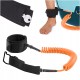 Ліш страхувальний для дошки TSUNAMI SUP-Leash Black/Orange (P-5907739316493)