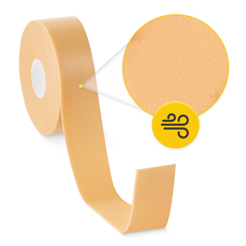 Захисна стрічка від натирання 4FIZJO Protect Foam 2.5 см x 4.5 м для пальців та п'яти Beige (P-5905973401548)