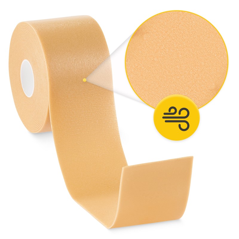 Захисна стрічка від натирання 4FIZJO Protect Foam 5 см x 4.5 м для пальців та п'яти Beige (P-5905973401555)