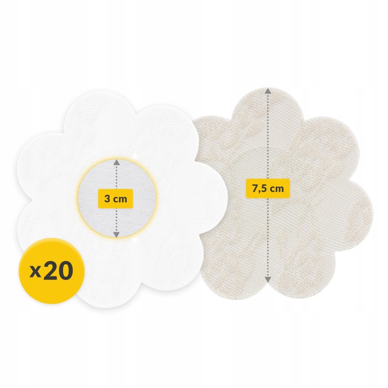 Наліпки на соски 4FIZJO Nipple Covers бавовняні 20 шт Beige (P-5905973401500)
