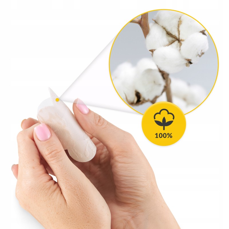Наліпки на соски 4FIZJO Nipple Covers бавовняні 20 шт Beige (P-5905973401500)