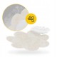 Наліпки на соски 4FIZJO Nipple Covers бавовняні 20 шт Beige (P-5905973401500)
