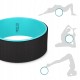Колесо для йоги та фітнесу 4FIZJO Dharma Black/Blue (P-5907739314895)