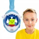 Маска для снорклінгу TSUNAMI Shark повнолицьова, дитяча Sky Blue (P-5907739318237)