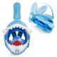 Маска для снорклінгу TSUNAMI Shark повнолицьова, дитяча Sky Blue (P-5907739318237)