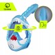 Маска для снорклінгу TSUNAMI Shark повнолицьова, дитяча Sky Blue (P-5907739318237)