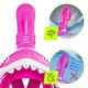 Маска для снорклінгу TSUNAMI Shark повнолицьова, дитяча Pink (P-5905973405430)