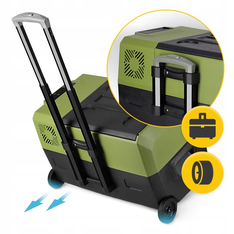 Холодильник туристичний компресорний Mountain Goat XTREME 27.8 л електричний, переносний Black/Olive (P-5905973404884)