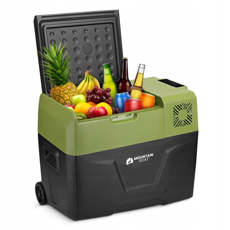 Холодильник туристичний компресорний Mountain Goat XTREME 39.3 л електричний, переносний Black/Olive (P-5905973404921)