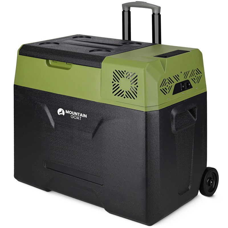 Холодильник туристичний компресорний Mountain Goat XTREME 47.3 л електричний, переносний Black/Olive (P-5905973404891)