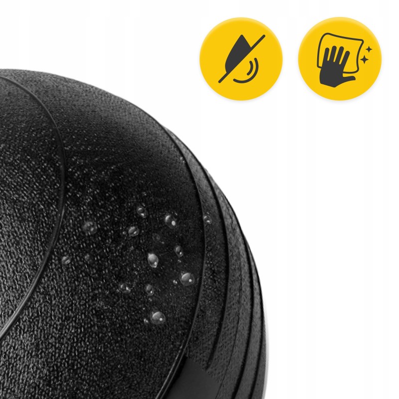 Слембол (медичний м'яч) для кросфіту 4FIZJO Slam Ball 15 кг Black (P-5907739315458)