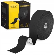 Стрічка кінезіологічна (кінезіо тейп) 4FIZJO 5 см x 31 м Black (P-5905973405522)