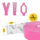 Стрічка кінезіологічна (кінезіо тейп) 4FIZJO 5 см x 31 м Pink (P-5905973405553)