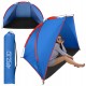 Намет пляжний 4FIZJO 200 x 115 см Blue/Red (P-5905973405171)