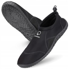 Взуття для пляжу (аквашузи) TSUNAMI Slip-On для плавання та водних видів спорту Size 41 Black (P-5905973406307)