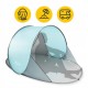 Намет пляжний 4FIZJO Pop-Up 195 x 120 см саморозкладний Grey/Mint (P-5905973401432)