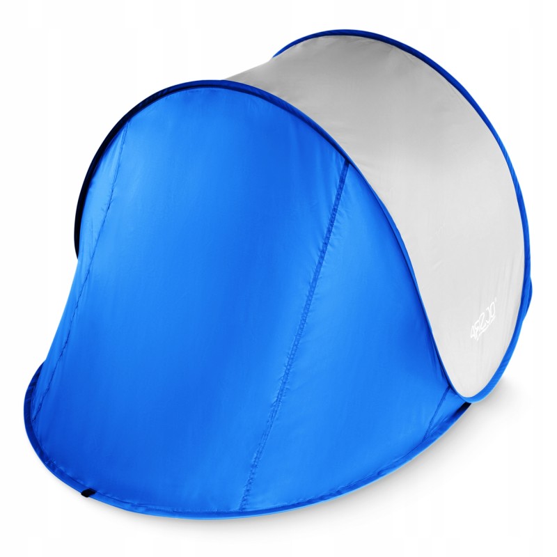 Намет пляжний 4FIZJO Pop-Up 195 x 120 см саморозкладний Blue/Grey (P-5905973405157)