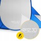 Намет пляжний 4FIZJO Pop-Up 195 x 120 см саморозкладний Blue/Grey (P-5905973405157)