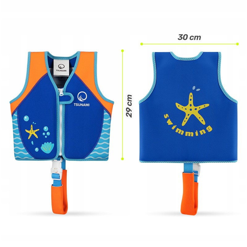 Жилет для плавання TSUNAMI дитячий 2-3 років Blue (P-5905973406758)