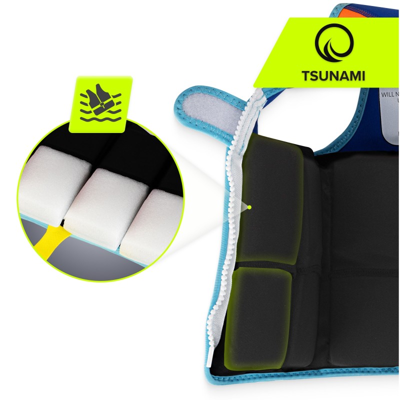 Жилет для плавання TSUNAMI дитячий 2-3 років Blue (P-5905973406758)