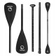 Весло для SUP дошки TSUNAMI 2 в 1 160-225 см регульоване, складне Black (P-5907739316431)