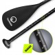 Весло для SUP дошки TSUNAMI 2 в 1 160-225 см регульоване, складне Black (P-5907739316431)
