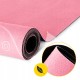 Килимок (мат) спортивний 4FIZJO замша 183 x 61 x 0.15 см для йоги та фітнесу Pink (P-5905973404419)