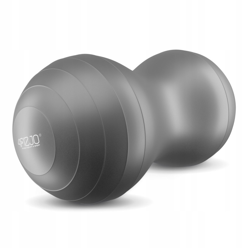 М'яч для фітнесу (арахіс) 4FIZJO Air Ball Peanut 45 x 90 см Anti-Burst Grey (P-5905973407175)