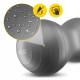 М'яч для фітнесу (арахіс) 4FIZJO Air Ball Peanut 45 x 90 см Anti-Burst Grey (P-5905973407175)