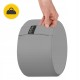 Подушка для йоги та медитації 4FIZJO Zafu кругла 32 x 20 см Grey (P-5907739315533)