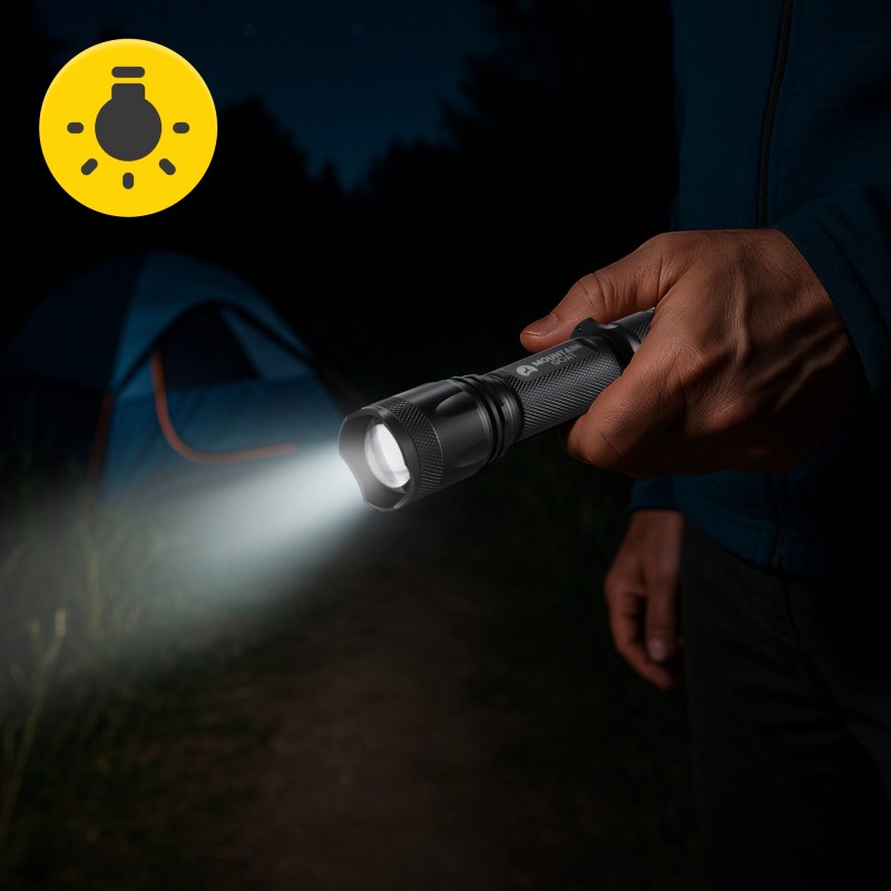 Ліхтар ручний Mountain Goat LED 800 lm акумуляторний, 5 режимів Black (P-5907739318329)