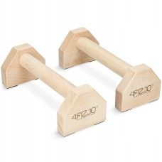 Упори для віджимань (паралетси) 4FIZJO 30 см дерев'яні (P-5905973407052)