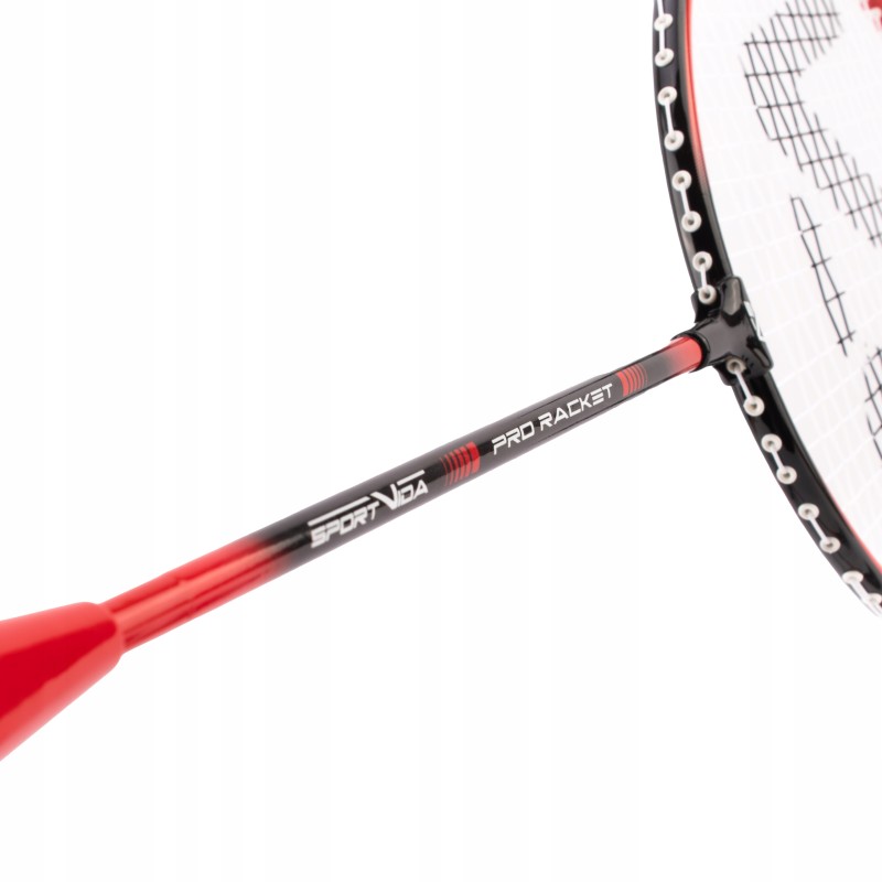 Набір для бадмінтону SportVida Pro 4 шт ракетки + 2 шт волани + сітка SV-SE0003