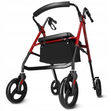 Роллер для ходьби 4FIZJO складний, зі сумкою Black/Red (P-5905973406901)