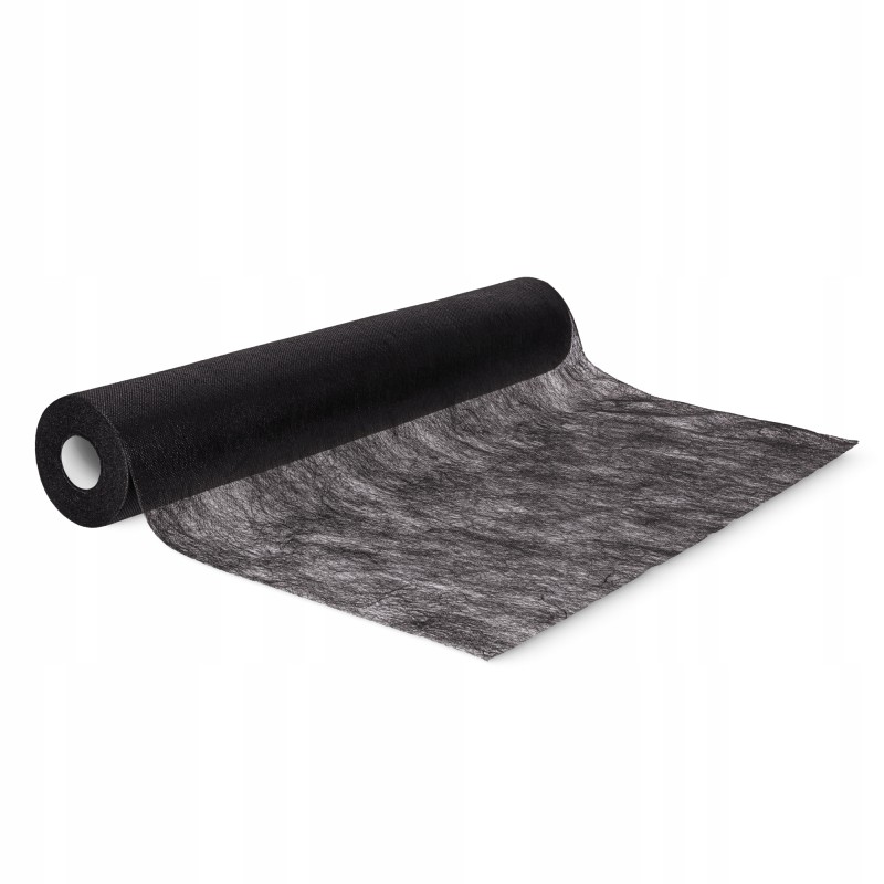 Простирадло одноразове 4FIZJO 50 м x 60 см в рулоні 18 г/м² Black (P-5905973406826)